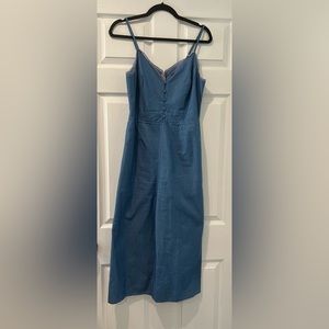 Blue wide leg Lulu’s jumpsuit